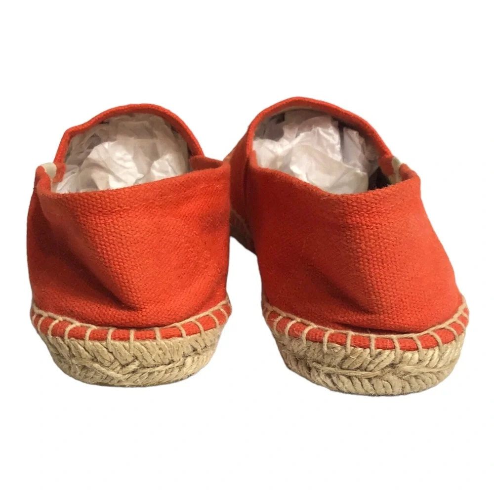 SOLUDOS Dali Espadrilles in Tangerine Red Size 5